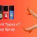 Different types of delay spray for men