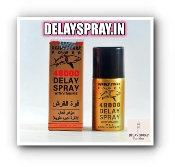 deadly shark 48000 delay spray
